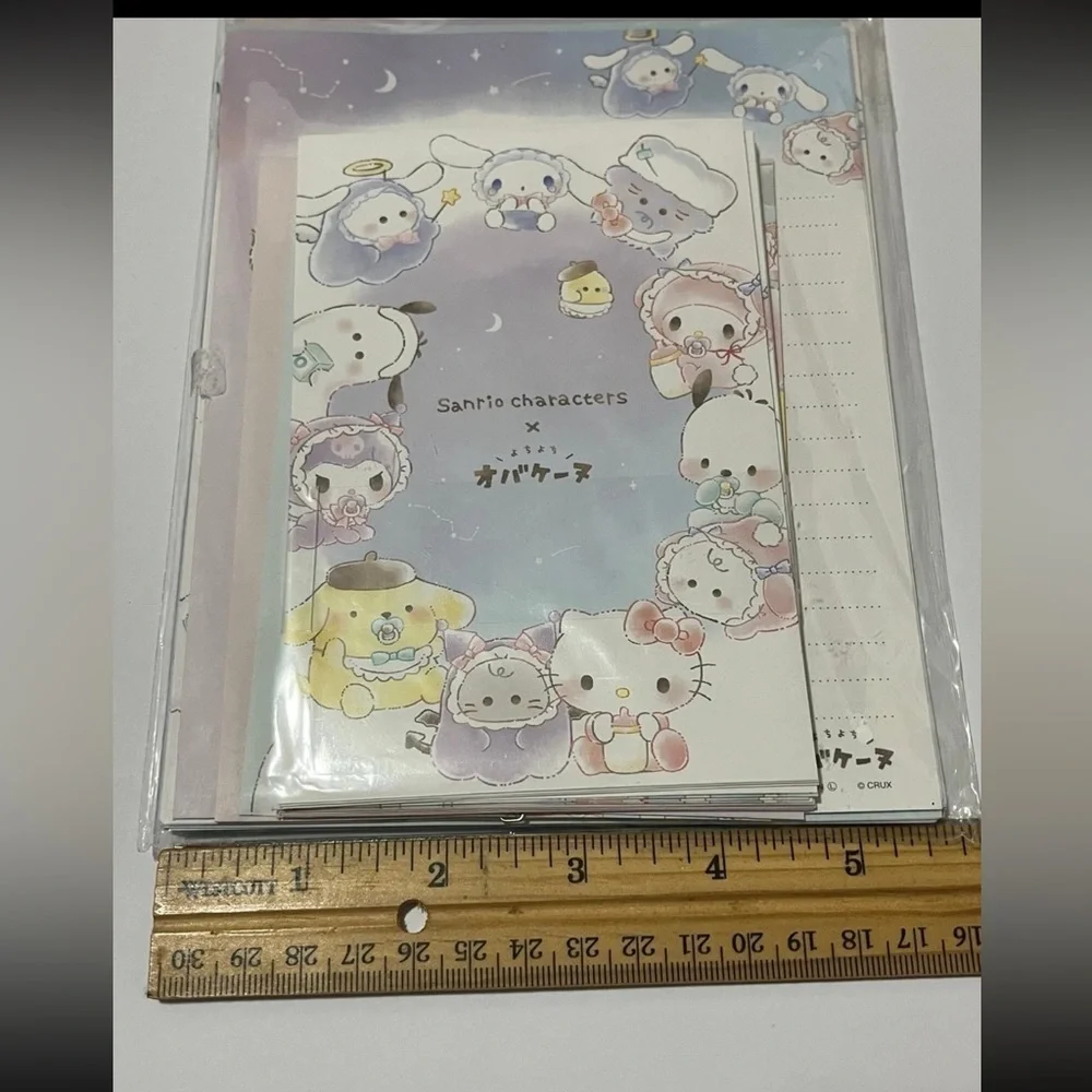 Sanrio Characters Obakenu Babies Letter Set